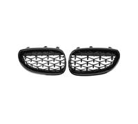 LUOWEINA Rejilla de parachoques delantero de coche, parrilla de carreras Compatible for E60 E61 550i 535i 2004-2009 Rejilla de parachoques delantera para coche(Black)