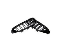 LUOWEINA Rejilla de parachoques delantero del coche, apta para, Serie 4 F32 F33 F36 M3 F80 M4 F82 2012-2018 Rejillas negras brillantes de doble listón Accesorios Parrilla de carreras Rejilla de parach