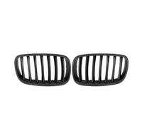 LUOWEINA Rejilla delantera, Compatible for E70 E71 X5 X6 2007-2014 Parrilla de capó de repuesto de estilo deportivo Rejilla de parachoques delantera para coche(Matt black)