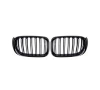 LUOWEINA Rejilla Delantera del Coche, Compatible for X3, F25 X4 F26 2014-2017 Parrillas Racing Grill Negro Brillante Rejillas de Doble Listón Accesorios de Rejilla ABS Rejilla de parachoques delantera