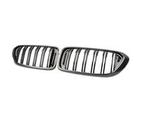 LUOWEINA Rejillas de doble listón ABS rejilla delantera del coche capó Racing Grill Compatible for Serie 6 GT G32 2018-2020 Rejilla de parachoques delantera para coche(Carbon Fiber)