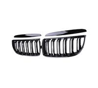 LUOWEINA Rejillas de parachoques delantero de coche, Compatible for E90 E91 3 Series 323I 328I 335I 330I 325I 2005-2008 ABS Racing Grill negro brillante Rejilla de parachoques delantera para coche(Glo