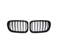 LUOWEINA Rejillas de parachoques delantero de coche, Compatible for X3 F25 2011-2013, accesorios de rejilla de doble línea, parrilla de carreras de repuesto Rejilla de parachoques delantera para coche