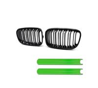 LUOWEINA Rejillas de repuesto for parachoques delantero de coche, tiras embellecedoras Compatible for serie 1, F20, F21, 116i, 118i, 11-14, parrillas de carreras Rejilla de parachoques delantera para