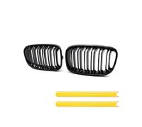 LUOWEINA Rejillas de repuesto for parachoques delantero de coche, tiras embellecedoras Compatible for serie 1, F20, F21, 116i, 118i, 11-14, parrillas de carreras Rejilla de parachoques delantera para
