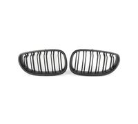 LUOWEINA Rejillas delanteras, Compatible for E60 E61 M5 525i 528i 528xi 530i 2003-2009 Sport Hood Grill Rejilla de parachoques delantera para coche(Matte Black)