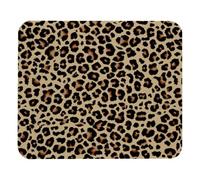Luoweisi Alfombrilla de ratón con patrón abstracto de leopardo de 25 x 21 cm, alfombrilla de ratón ultrafina con base antideslizante para computadora de juegos, laptop, uso en casa y oficina