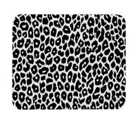 Luoweisi Alfombrilla de ratón con textura de leopardo de 25 x 21 cm, alfombrilla de mouse ultrafina con base antideslizante para computadora de juegos, laptop, uso en casa y oficina