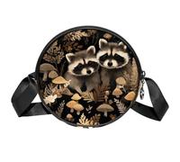 Luoweisi Cool Cats - Bolsos cruzados para mujer con diseño de gato cruzado de moda, bolso de hombro redondo, Multicolor 17, Talla única