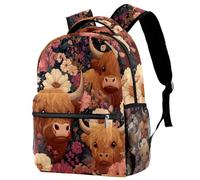 Luoweisi Ocean Beach - Mochila escolar para niños y niñas, ligera, informal, para viajes, deportes, Multicolor 18, M, Casual