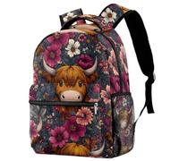 Luoweisi Ocean Beach - Mochila escolar para niños y niñas, ligera, informal, para viajes, deportes, Multicolor 4, M, Casual