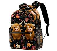 Luoweisi Ocean Beach - Mochila escolar para niños y niñas, ligera, informal, para viajes, deportes, Multicolor 13, M, Casual
