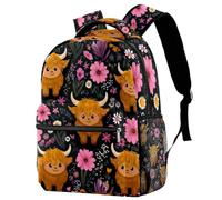 Luoweisi Ocean Beach - Mochila escolar para niños y niñas, ligera, informal, para viajes, deportes, Multicolor 14, M, Casual