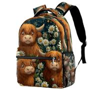 Luoweisi Ocean Beach - Mochila escolar para niños y niñas, ligera, informal, para viajes, deportes, Multicolor 9, M, Casual
