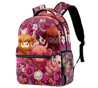 Luoweisi Ocean Beach - Mochila escolar para niños y niñas, ligera, informal, para viajes, deportes, Multicolor 16, M, Casual