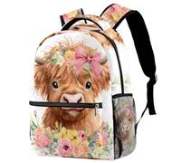 Luoweisi Ocean Beach - Mochila escolar para niños y niñas, ligera, informal, para viajes, deportes, Multicolor 7, M, Casual