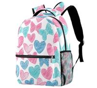 Luoweisi Otter Ocean - Mochila escolar ligera para niños y niñas, mochila informal para viajes, deportes, Multicolor 16, M, Casual