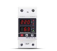 LUOXUEFEI Disyuntor Diferencial Interruptor 40A 63A 230V Protector De Voltaje Ajustable Recuperación Automática De Sobretensión Límite De Protección Sobre Relé De Protección De Corriente