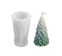 Luoye - Molde grande de silicona para árbol de Navidad, resina, epoxi, manualidades, adorno, joyería, velas, herramientas, moldes de silicona de resina para joyería