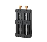 Luoyiyuan Abrazadera de fijación de aluminio para placa de circuito, soporte para placa de circuito PCB, herramientas de fijación de soldadura PCB, abrazadera PCB