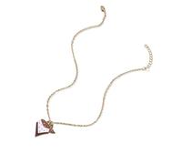 Luoyiyuan Collar con dije de bota de vaquero, estilo occidental, elegante, cadena de clavícula para uso diario de aleación, Talla única, como se describe, como se describe