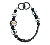 Luoyiyuan Colorido cordón de muñeca para teléfono, con cuentas para teléfono para jóvenes y entusiastas de la moda para uso diario