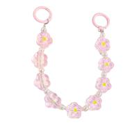 Luoyiyuan Correa de abalorios para teléfono, accesorio de múltiples usos para llavero, decoración de teléfonos inteligentes, uso diario