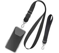 Luoyiyuan Correa de cordón para teléfono alrededor del cuello y el hombro, correa ajustable para teléfono celular con pestañas