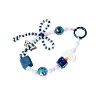 Luoyiyuan Correa de muñeca con diseño de nudo de mariposa para llavero, bolsa de smartphone, decoración diaria