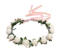 Luoyiyuan Diademas de flores para novia, diademas florales para mujer, guirnaldas florales para el pelo
