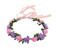 Luoyiyuan Diademas de flores para novia, diademas florales para mujer, guirnaldas florales para el pelo