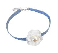 Luoyiyuan Gargantilla gótica de flores grandes para mujer, gargantilla ajustable para boda, fiesta, cuello, Talla única, como se describe, como se describe