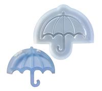 Luoyiyuan Molde de resina de silicona para paraguas, resina epoxi, para hacer joyas, manualidades, colgante, llavero, adorno, kit de moldes de silicona