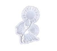 Luoyiyuan Molde de resina epoxi de cristal de silicona para colgar en la pared, herramienta de fundición