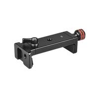 Luoyiyuan Soporte de metal ajustable para teléfono con soporte de zapata fría e interfaces dobles de 1/4 pulgadas para trípodes y selfies Stic