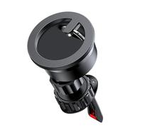 Luoyiyuan Soporte de metal giratorio de 360 grados para coche, accesorios para smartphone, agarre magnético, conducción segura