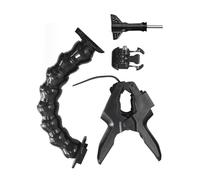 Luoyiyuan Soporte flexible de cuello de cisne para cámara de acción, soporte de abrazadera de brazo largo, soporte de cuello de cisne de escritorio