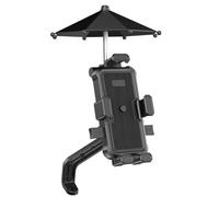 Luoyiyuan Soporte para teléfono de motocicleta giratorio de 360 grados para manillar/retrovisor, soporte para teléfono, scooter, bicicleta, soporte a prueba de golpes