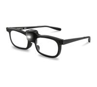 Lupa 200% con Luz LED, Gafas de Aumento con Iluminación, Visión Clara y Manos Libres para Trabajo Cercano, Joyería, Lectura, Manualidades y Pasatiempos, Personas Mayores