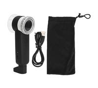 Lupa 30X de doble capa, 3 colores, luz multifuncional, hoja recargable por USB, lupa para observación de microscopio aficionado