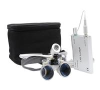 Lupa binocular profesional con LED dental, 3,5 x 420 mm