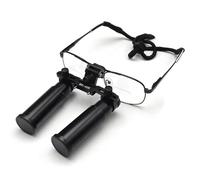 Lupa Binocular quirúrgica Dental 8X, diámetro de Trabajo de 420 mm, Lentes ópticas de Gran Aumento, ángulo de visión Ajustable, Lupa portátil.