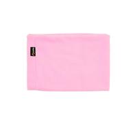 Lupa Calentador de cuello de forro polar de doble capa hecho a mano para niños, calentador de cuello para niños y niñas, polaina de cuello de forro polar para invierno, Rosa, Large