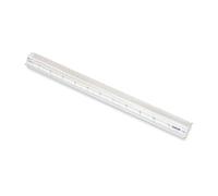 Lupa Carson MagniRule de 1,5 aumentos con Regla Transparente de 12 Pulgadas para Monedas y Trabajos de Cerca, Lupa con luz para Leer, Lupa Manos Libres para Personas Mayores (MR-20)