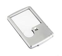 Lupa compacta con luz LED y lente potente para usuarios mayores que necesitan una mayor visibilidad para leer libros y periódicos