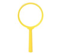 Lupa con Mango, Lupa de Mano de Plástico de Color para Leer Impresiones Pequeñas, Lupa para Soldar, Inspeccionar, Monedas, Joyas, Explorar la Naturaleza(amarillo)