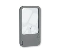 Lupa de bolsillo Carson portátil con triple iluminación LED, 2,5 aumentos, 4,5 aumentos y 6 aumentos (PM-33)