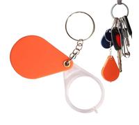 Lupa De Bolsillo,Lupa Plegable Pequeña De Mano Con Llavero - Lente De Aumento Pequeña Para Inspección, Lectura, Lupa Interior Y Exterior Para La Vida Diaria 10x Lupa De Bolsillo Para Leer Lupa De Bols