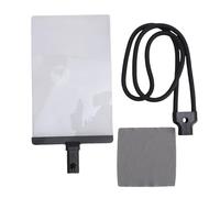 Lupa de Cuello con Aumento 4X, Flexible, Estable para Lectura y Trabajo Manual - Comodidad de Uso, Ajuste Versátil, Ideal Lectores con Baja Visión (Negro)