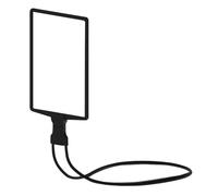 Lupa De Cuello - Visor De Lente De Lectura 3X, Lupa Ampliadora De Libro De Página Completa | Diseño Colgante Manos Libres Con Superficie Amplia Y Transparente, Mejora La Visibilidad Del Texto Y El Enf